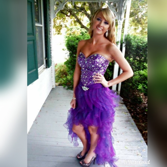 Beaded Mermaid Gown - Picture 1 of 6